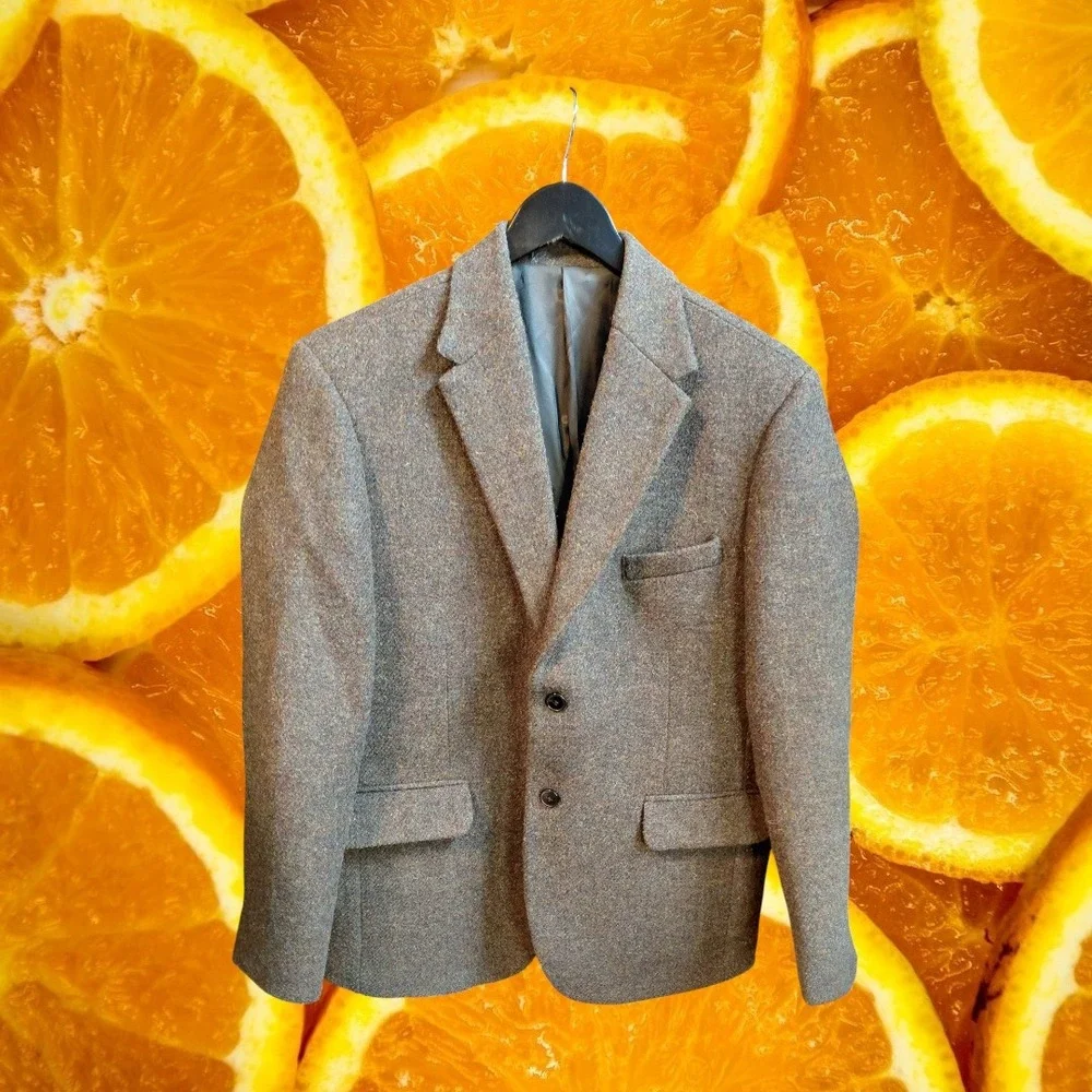 Harris Tweed Men's Blazer 100% Pure‎ New Wool Tweed Outer Hebrides Scotland